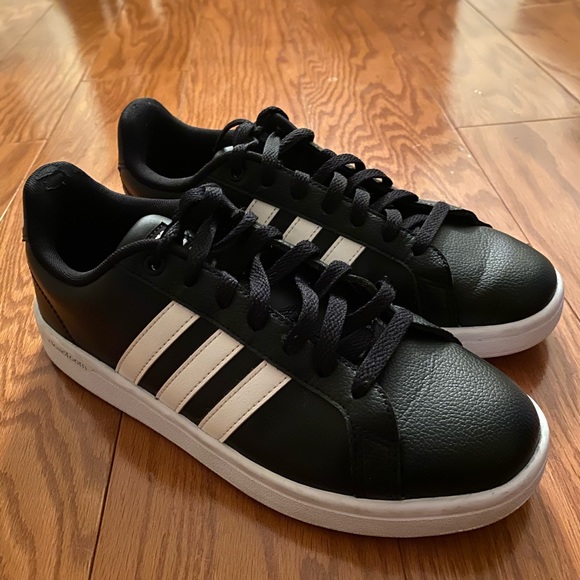 adidas advantage cloudfoam black